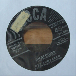 Guy Lombardo And His Royal Canadians Undecided / The Lie-De-Lie Song USED VINYL 7INCH 45 RPM