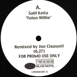 Salif Keita / Cassandra Wilson Tolon Willie / Voodoo Reprise (Joe Claussell Remixes) USED VINYL 12INCH PROMO