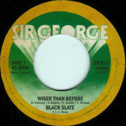 Black Slate Wiser Than Before Vinyl 7" USED