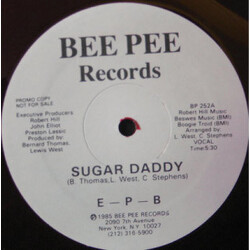 E-P-B Sugar Daddy USED VINYL 12INCH PROMO