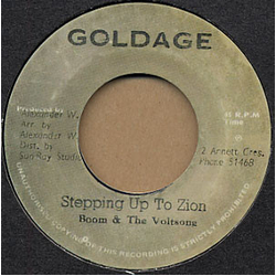 Boom & The Voltsong Stepping Up To Zion Vinyl 7" USED