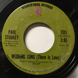 Noel Paul Stookey Wedding Song / Give A Damn USED VINYL 7INCH 45 RPM SINGLE