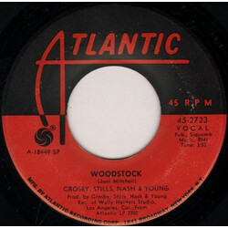 Crosby, Stills, Nash & Young Woodstock / Helpless USED VINYL 7INCH 45 RPM SINGLE