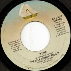 The Alan Parsons Project Time USED VINYL 7INCH 45 RPM SINGLE STYRENE STEREO