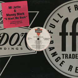 Mi Jette / Money Mark (2) U Want Me Back USED VINYL 12INCH PROMO 33 S RPM