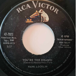 Hank Locklin You're The Reason USED VINYL 7INCH 45 RPM SINGLE MONO