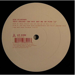 Kim Hiorthøy This Record Can Not Set Me On Fire USED VINYL 12INCH 45 RPM