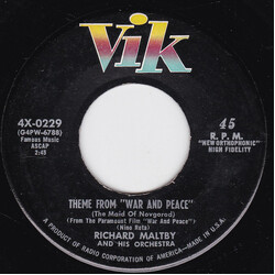Richard Maltby And His Orchestra Theme From War And Peace / The Birth Of The Blues USED VINYL 7INCH 45 RPM SINGLE