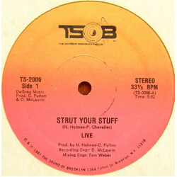 The Live Band Strut Your Stuff USED VINYL 12INCH 33 S RPM