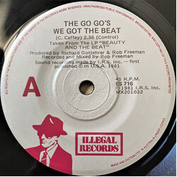 Go-Go's We Got The Beat USED VINYL 7INCH SINGLE 45 RPM