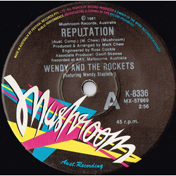 Wendy & The Rocketts Reputation USED VINYL 7INCH 45 RPM SINGLE