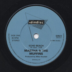Martha And The Muffins Echo Beach USED VINYL 7INCH 45 RPM SINGLE