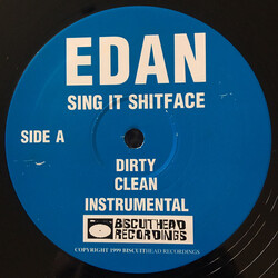 Edan Sing It Shitface USED VINYL 12INCH 33 S RPM REPRESS