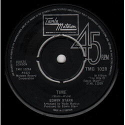 Edwin Starr Time / Running Back And Forth USED VINYL 7INCH 45 RPM SINGLE REISSUE