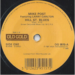 Mike Post Hill St. Blues  / The Rockford Files USED VINYL 7INCH 45 RPM SINGLE REISSUE STEREO