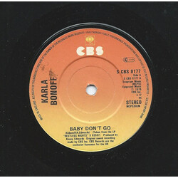 Karla Bonoff Baby Don't Go USED VINYL 7INCH 45 RPM