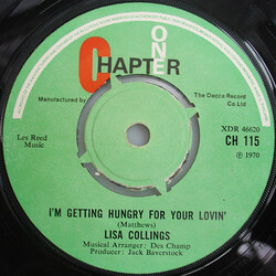 Lisa Collings I'm Getting Hungry For Your Lovin' USED VINYL 7INCH 45 RPM