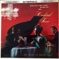 Pietro Dero The Continental Piano At Cocktail Time Vinyl LP USED