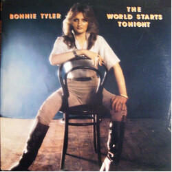 Bonnie Tyler The World Starts Tonight Vinyl LP USED