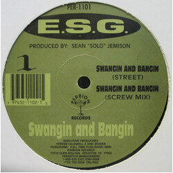 E.S.G. (2) Swangin And Bangin USED VINYL 12INCH 33 S RPM