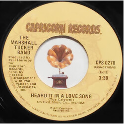 The Marshall Tucker Band Heard It In A Love Song USED VINYL 7INCH 45 RPM
