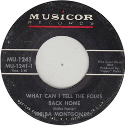 Melba Montgomery What Can I Tell The Folks Back Home / The Right Time To Lose My Mind USED VINYL 7INCH SINGLE