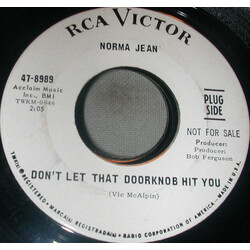 Norma Jean (2) Don't Let That Doorknob Hit You USED VINYL 7INCH 45 RPM PROMO