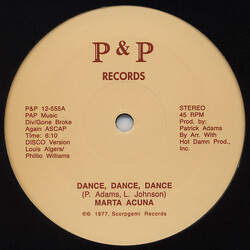 Marta Acuna Dance, Dance, Dance USED VINYL 12INCH 45 RPM REISSUE STEREO