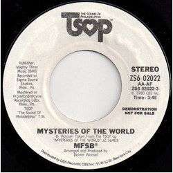 MFSB Mysteries Of The World USED VINYL 7INCH 45 RPM PROMO STYRENE STEREO