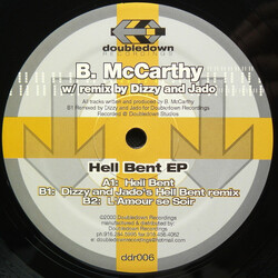B. McCarthy Hell Bent EP USED VINYL 12INCH EP 33 S RPM