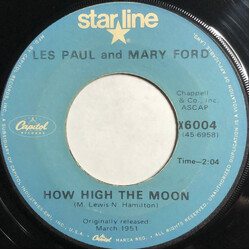 Les Paul & Mary Ford How High The Moon USED VINYL 7INCH 45 RPM SINGLE