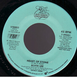 Alvin Lee Heart Of Stone USED VINYL 7INCH 45 RPM PROMO