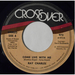 Ray Charles Come Live With Me USED VINYL 7INCH 45 RPM