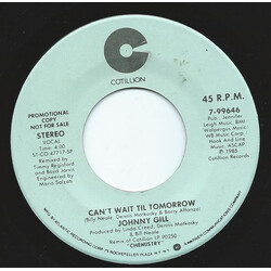 Johnny Gill Can't Wait Til Tomorrow USED VINYL 7INCH PROMO 45 RPM