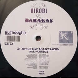 Nirobi / Barakas Bungee Jump Against Racism / Partridge USED VINYL 12INCH SINGLE 45 RPM