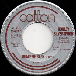 Dooley Silverspoon Bump Me Baby USED VINYL 7INCH 45 RPM SINGLE