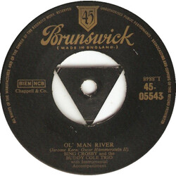 Bing Crosby Ol' Man River USED VINYL 7INCH 45 RPM SINGLE MONO