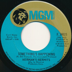 Herman's Hermits Something's Happening USED VINYL 7INCH 45 RPM SINGLE
