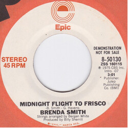 Brenda Smith (2) Midnight Flight To Frisco USED VINYL 7INCH 45 RPM SINGLE PROMO STEREO MONO