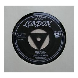Charlie Gracie Crazy Girl USED VINYL 7INCH 45 RPM SINGLE