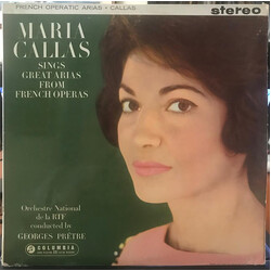Maria Callas / Orchestre National De France / Georges Prêtre Maria Callas Sings Great Arias From French Operas Vinyl LP USED