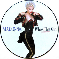 Madonna Who's That Girl USED VINYL 12INCH PICTURE DISC LIMITED EDITION SINGLE 45 RPM
