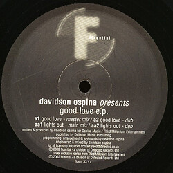 Davidson Ospina Good Love EP USED VINYL 12INCH EP