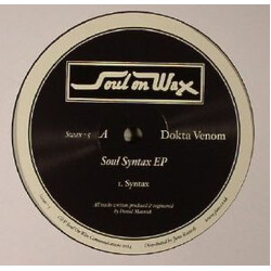 Dokta Venom Soul Syntax E.P. USED VINYL 12INCH EP