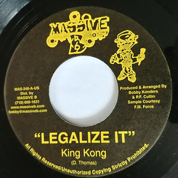 King Kong Legalize It Vinyl 7" USED