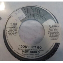 New World (23) Don't Let Go USED VINYL 7INCH 45 RPM SINGLE PROMO