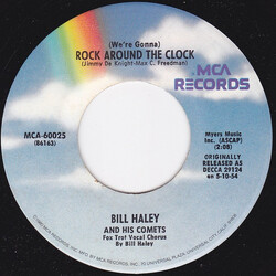 Bill Haley And His Comets (We're Gonna) Rock Around The Clock / Thirteen Women (And Only One Man In Town) USED VINYL 7INCH 45 RPM SINGLE REISSUE