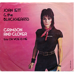 Joan Jett & The Blackhearts Crimson And Clover USED VINYL 7INCH 45 RPM SINGLE STYRENE