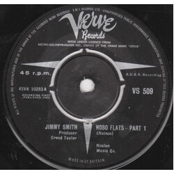 Jimmy Smith Hobo Flats - Part I USED VINYL 7INCH 45 RPM SINGLE