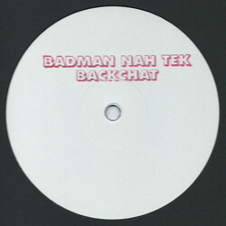 Kahn (5) / Neek Backchat / Dubchat USED VINYL 12INCH REPRESS WHITE LABEL